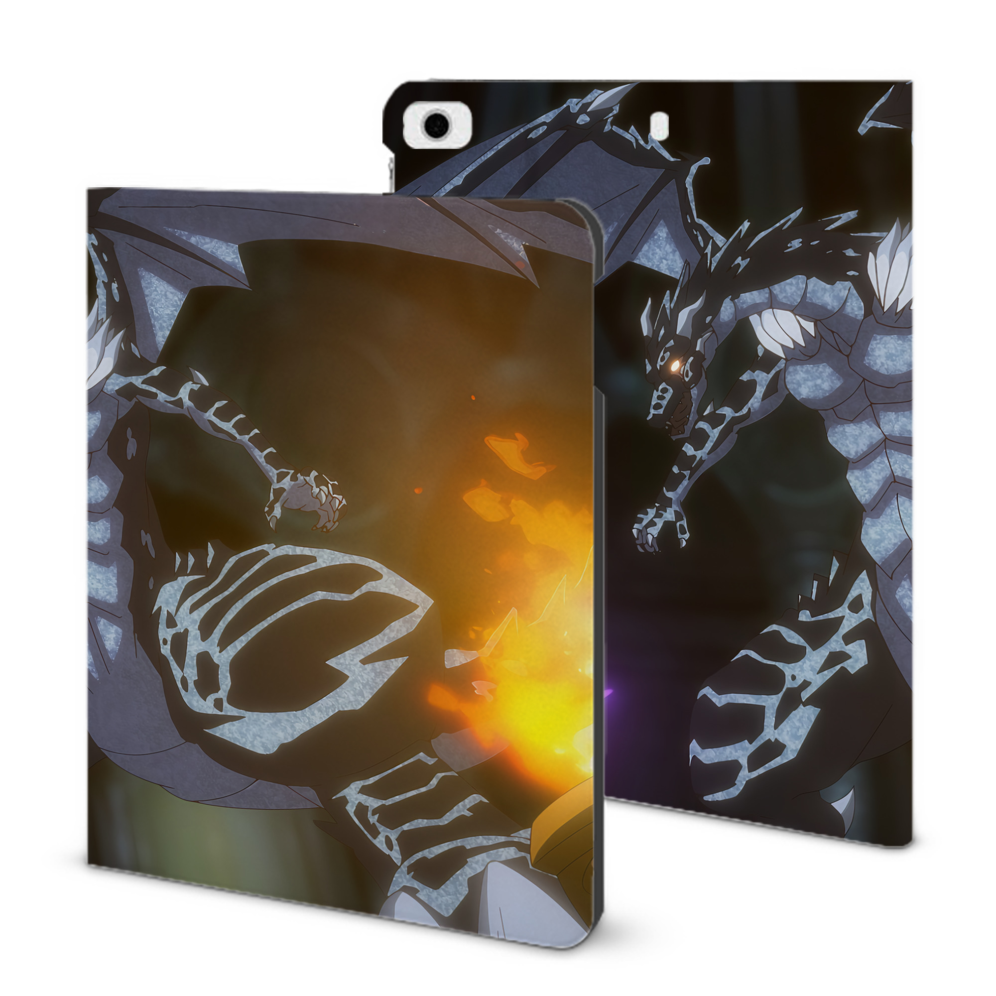 （画像用） 転スラ Regarding Reincarnated to Slime IPad ケース ブック型 PUレザー TPU 耐衝撃 軽量 薄型 ペン収納なし 全面保護 IPad 各モデル対応